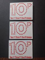 GB 1975 - 1977 10p Folded Booklets x3. FA1/FA2/FA3  **POST FREE**
