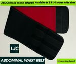 Black Abdominal Binder Hernia Support Back Stomach Compression Belt Neoprene NHS