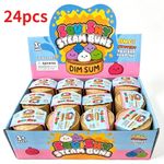  Hot Glitter Dumpling Squishy Maltose Series with Box Dumplings Sensory Squeeze 