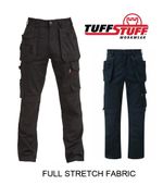 Mens Tuff Stuff Stretch Trouser Slim-fit Work Proflex Holster & Knee Pad Pockets