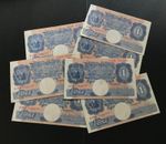 1940's BANK OF ENGLAND WW II ERA £1 NOTE CRISP 100% GENUINE CASHIER K O PEPPIATT