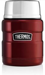 Thermos King Flask Vacuum Insulated Food Flask 470ml, Red