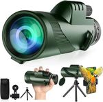 80x100 Day / Night Vision Zoom HD Monocular Starscope Monocular Telescope