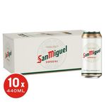 San Miguel Premium Lager Beer Cans 10x440ml 5% Vol