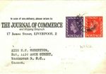 GB QEII STO Stationery Huggins WS62 UNPRICED RARITY Liverpool Canada 1963 E117 