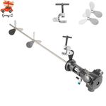 50 Gal 200L Tank Pneumatic Barrel Mixer Agitator Mixing Machine Stainless Steel