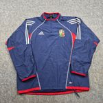 British & Irish Lions Rugby Windbreaker Mens Medium Navy Jacket Training 2005