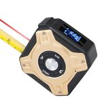 2 in 1 Laser Digital Tape Measure 40M 60M Distance Meter Measuring Tool