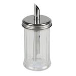 Sugar Shaker 300ml Glass Jar Dispenser with Stainless Steel Pour Spout Kitchen