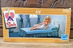 RARE Sindy Bed 1984 & Box Sindy History Box discontinued Sindy looked too adult