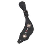 　Spur Straps Western Rhinestone Floral Boots Spur Straps For Horse Riders