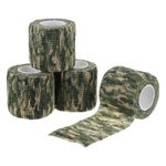 4 Rolls 4.5 x 5CM Camo Tape Wrap Self-Adhesive Camouflage Tape Grass