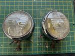 Pair of Marchal 670 680 Fog Lights Working - Good  condition. Ferrari Maserati 