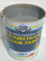HARD WEARING MID GREY GARAGE FLOOR PAINT * SHOWROOM * SHOP * MECHANICS '5 LITRES