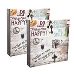 Photo album slip in case 3-ring binder holds 500 Photos 6x4''/ 10x15cm - X 2