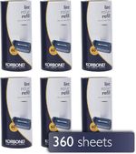 Korbond Lint Roller Refills 6 Pack - 360 Sheets Rollers, 360 