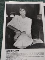 Sk277 Ephemera Film Picture Actress Joan Collins