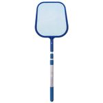 1.5 M SWIMMING POOL LEAF DEBRIS SKIMMER MESH NET 3 WAY, CLEANING WITH POLE