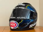 Sylvain Guintoli Signed Shark Race Helmet Moto GP Barcelona 2018