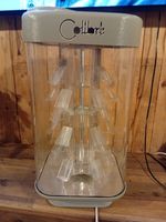 Calibre Electric Rotating Display Case with Light Stand