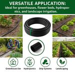 Durable Flexible LDPE Irrigation Hose 13mm / 16mm Garden Drip Water Pipe HQ UK