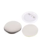 Badge Materials Making Parts Tinplate Material 100 pcs Badge Blanks DIY Set