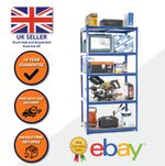 Heavy Duty Garage Racking/Shelving Units 5 Tier Metal Storage Racks 200KG UDL