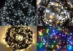 Christmas Fairy Lights LED string Mains Plug-In Outdoor Garden XMAS Home Decor