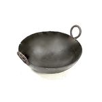 Heavy Duty Iron Karahi Kadai Kadhai Iron Wok With Handles Catering Deep Frying