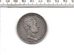 1849 SARDIIA ITALY GENUINE 90.0% SILVER FIVE LIRE (MS-187)