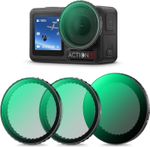 K&F CONCEPT Variable ND2-32,PL ,Black-mist 1/4 Filter for DJI Osmo Action 3 4 5