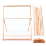 Large Lap Frame Looms Wood Large Weaving Loom for Adults Kids Multi-Craft Extra