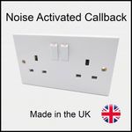 GSM Audio Monitor Home Security Noise Activated Alert Mains Powered Wall Socket