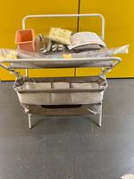 Foldable Baby Changing Table with Wheels – Adjustable Height, Portable Nappy