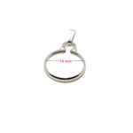 Silver 16/18/20/28/30mm Bezel/ Holder/ Mount For Jewellery/Necklaces/Keyring