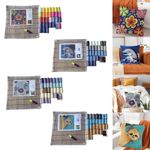 DIY Pillow Case DIY Cushion Cover Pattern Festival Gift Needlework Sewing Craft