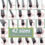uPVC Window & Door Bubble Gasket Seal Flipper Double Glazing Rubber Draught Seal