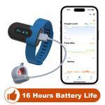 Wellue SleepU Continuous Wrist Pulse Oximeter w Ring Sensor Probe, PC Software