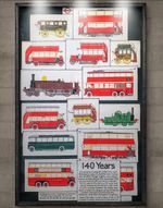Vintage LONDON UNDERGROUND MUSEUM BUS Poster WILLIAM FENTON POSTER 1969