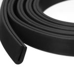 5/32"x 23/64"x 9.8ft Rubber U Channel Edge Trim Round Type Fit for 0.5-1mm Edge