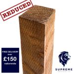 FENCE POSTS TREATED - 3x3 & 4x4 / 1.8m 2.4m 3.0m / FREE DELIVERY OVER £150