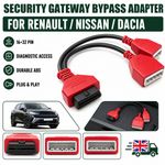 OBD2 CAN SGW Bypass Harness Lead For Renault Nissan Dacia 16+32 Pin Diagnostic