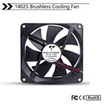14025 Fan 140x140x25mm Brushless Cooling Fan Cooler Silent DC 5V 12V 24V 2Pin