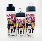 K Pop Huntrix Inspire Demon Hunters Personalised Kids Water Sports Bottle School