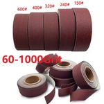60-1000Grit Emery Burnish Tools Cloth Roll Abrasive Sand Paper Sanding Sheets