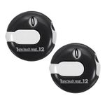 2 Pack Golf Score Counter Mini Golf Stroke Attachment Black White
