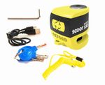 PIAGGIO VESPA PX125 Oxford SCOOT XA5 Alarm Disc Lock Security Yellow