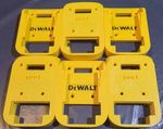 6 Pk For DeWalt 18v/54v  Flexvolt Battery Holder Mount Storage Clip Shelf Van