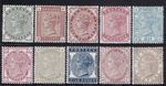GB UK 1880-1881 QV Victoria Stamp Set MNH Modern Reproduction Stamp sv