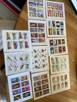 Scotland Staffa 96 different stamps in 12 whole sheets used cto cinderellas